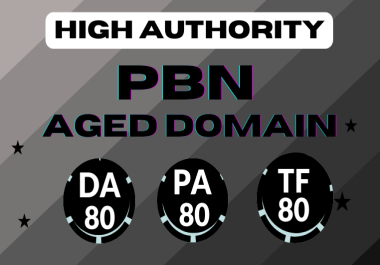 I Will Do 7 Aged Domain PBN Indexed Backlinks DA 50 and PA 40 Plus from High CF TF sites