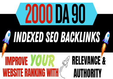 Google Rank Or Refund Powerful 2000 Indexed SEO Backlinks-Faster rank On Google Top