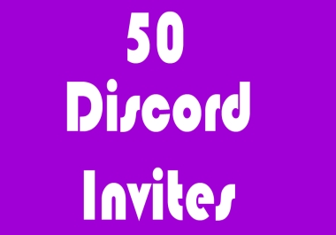 Buy Discord Invites - Get 50 Real Discord Members