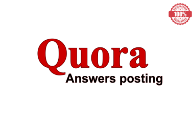 I will write 10 high quality Quora Answers with your keyword and URL