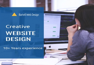 I will create a Stunning Website Design