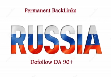 Permanently Make 25 Very High Quality Russian Backlinks Do Follow Link Building DA 90+