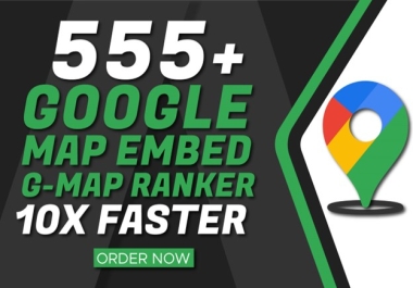 G-MAP RANKER 555 google map embed on web 2.0 blogs
