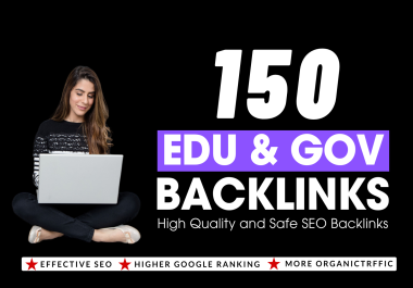 High Quality and Safe 150 SEO Backlinks