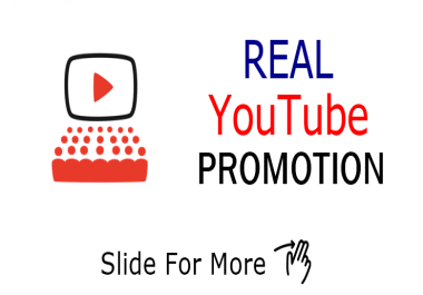 Real YouTube Promotion with extra bonus