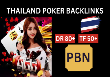 2k PBN Backlinks DA 80+ Thailand & Indonesia Casino,  Betting