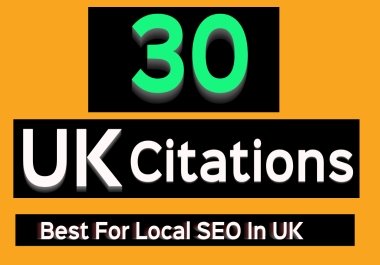 30 Local Citation For your Local Business in UK in Local Market