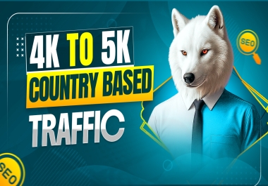 4K to 5K country based targeted traffic for website via campaign over 30 days