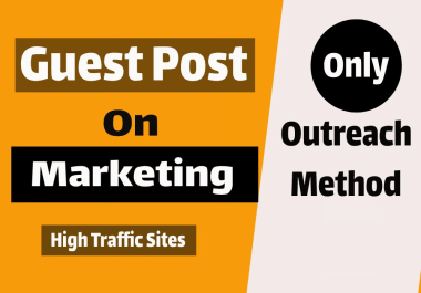 Get Strong Backlinks by guest post or link insert niche edits in a marketing niche