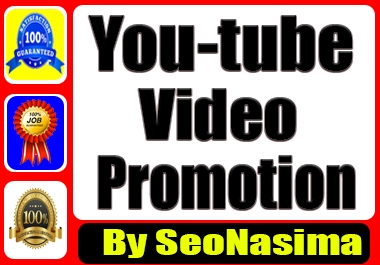 Youtube video promotions Social Media Split available
