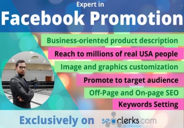 I will post daily to millions of people and manage your business page