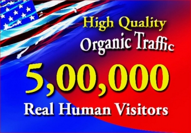 Send 500000 High quality real human WEB TRAFFIC to your website