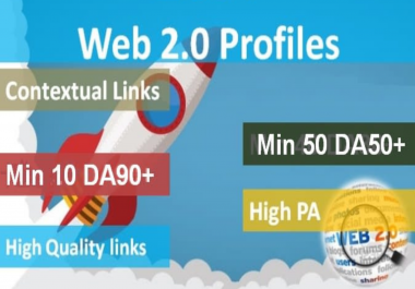 I Will Build 110+ Web 2 0 High Authority Profiles Backlinks Boost SEO Ranking