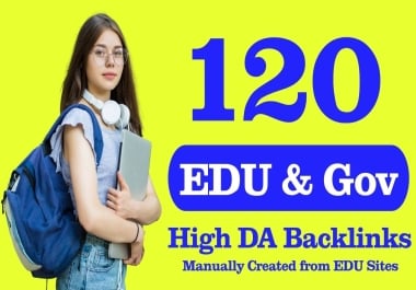 120 Premium EDU/GOV High Authority Manually Created White Hat University Domians