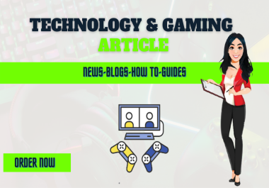 I will write gaming,  tech and cryptocurrency related articles