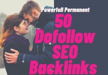 Create manually 50 Dofollow and SEO Edu Backlinks