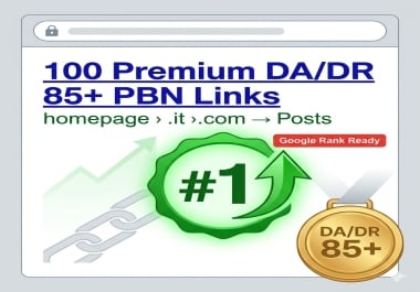 100 Premium DA/DR 85 Plus PBN Links Home Page. it. com Posts