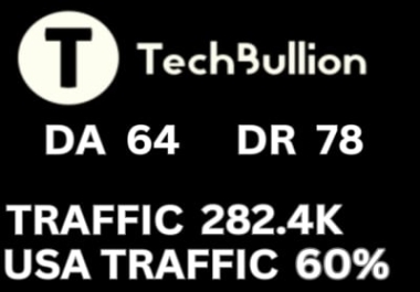 You Will Get High Quality Do follow Backlinks From techbullion. com