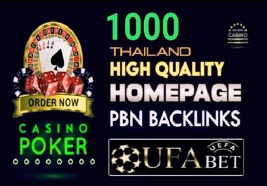 Get 1000 PBN DA 80 to 50 Gambling Slots Poker Casino Betting High Quality Websites
