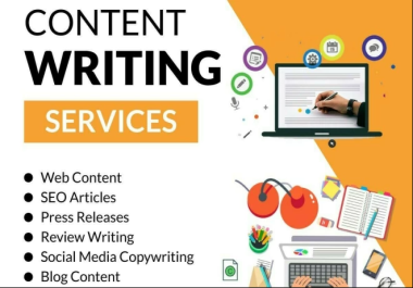 I will write content for your website and blog