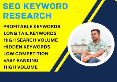 SEO Keyword Research,  Competitor analysis and Keyword Analysis