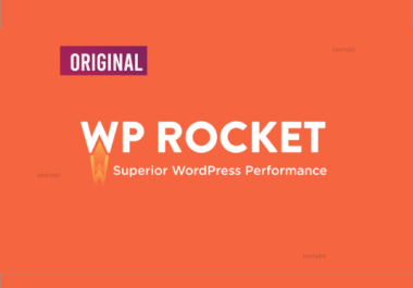 Install and activate wp-rocket plugin on your website