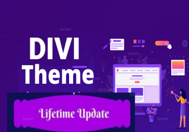 Install divi theme with lifetime updates