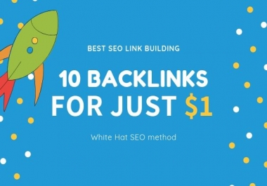 Best Fastest SEO Pack - Manually Build 10 High Authority Backlinks For SEO Using White Hat Method