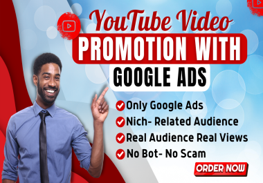 Organic Youtube video promotion via google adwords and fast delivery