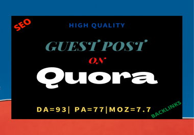 I will provide you high quality guest post backlinks DA 93
