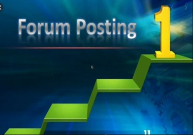 I will do High DA,  PA 50 plus forum posting backlinks