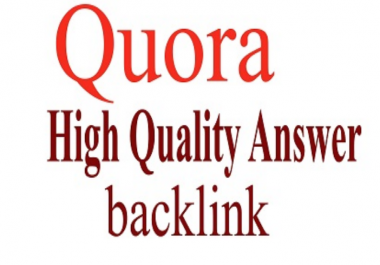 Niche relevent 18 Quora Answers for targeted traffic