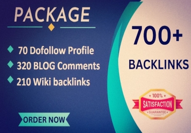 Boost your ranking with 320 BLOG Comments + 70 Dofollow Profile Mix + 210 Wiki backlinks