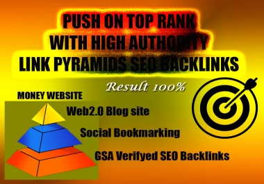 Push on Top Rank with High Authority Link Pyramids SEO Backlinks