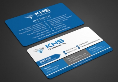 I will design outstanding business card for you