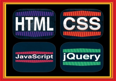 I'll Create Your HTML,  CSS,  JS,  JQuery,  AJAX and PHP Web Template