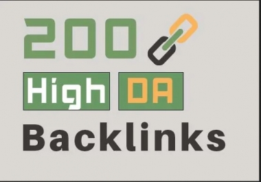 200 high da backlinks service for your SEO service