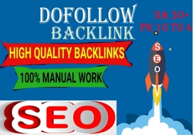 I will create 100 high PR dofollow backlink for google first page