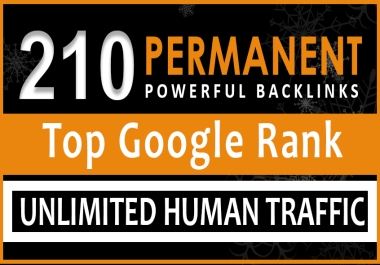 Top Google Rank Higher your Site With My Formidable 210 SEO Backlinks