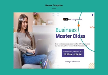 I will Design Website & Social Media Banner
