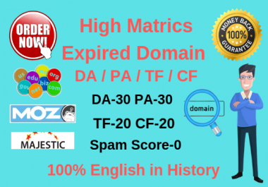 5 High quality expired domain Research for your Specific Niche