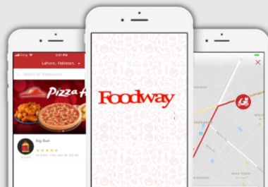 Food delivery app - Customer app,  Restaurant app,  Rider App,  Admin App