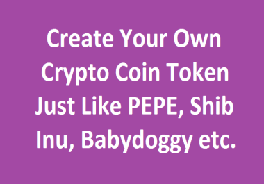 I Will Create Your Own Crypto Token on Polygon MATIC with Full Ownership