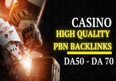 Boost Your Casino,  Gambling,  and Poker Website with 15 PBN High DA PA Backlinks