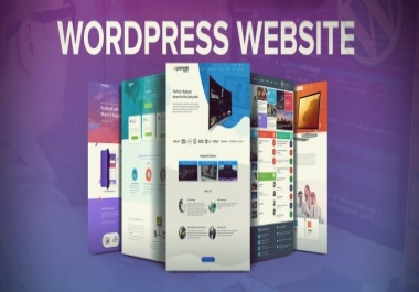 Premium Wordpress website design with unique content