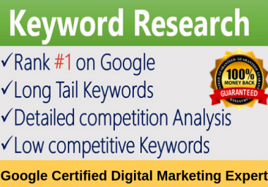 do seo keywords research and competitor analysis