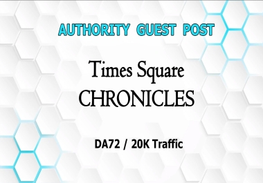 Guest post on Times Square Chronicles news & lifestyle blog