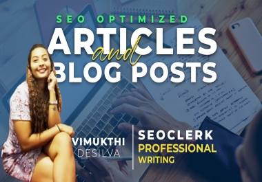 I will write 1000 words seo optimized article or blog post for you