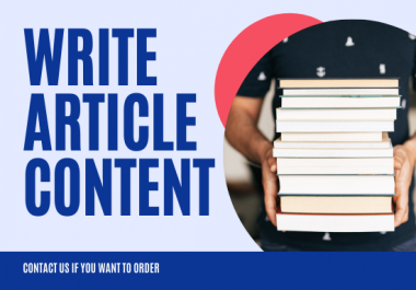 I will write a 500 words high-quality and compelling article for your website