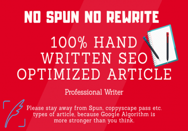 The Ultimate Deal On SEO OPTIMIZED ARTICLE